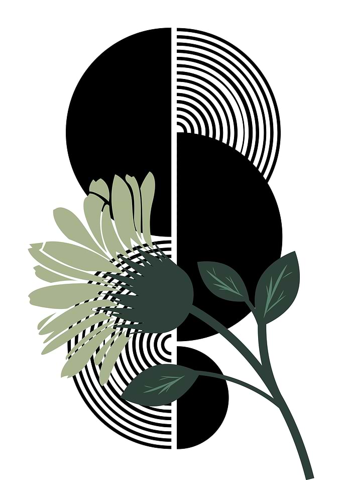 Abstract Floral Art