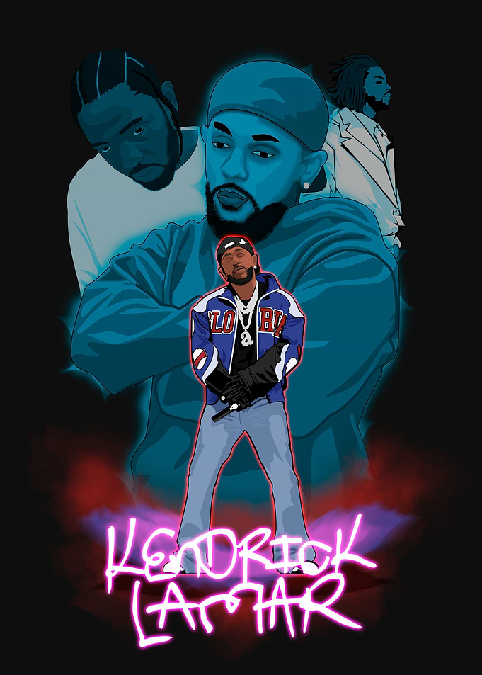 Kendrick Lamar Digital Art