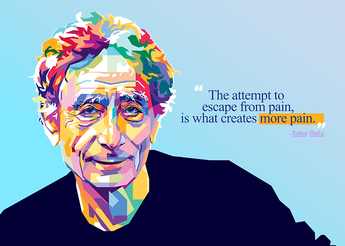 Gabor Mate Quote Pop Art