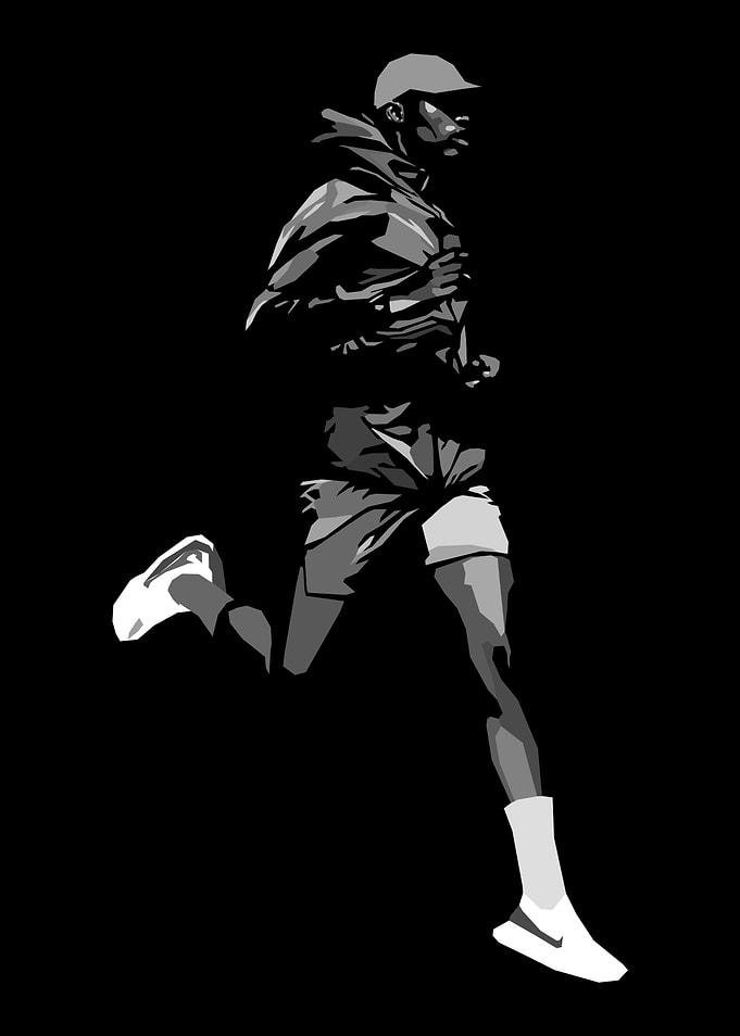 Running Silhouette