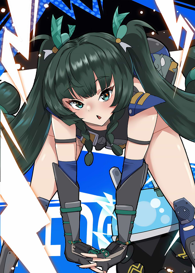 Girl with Green Hair