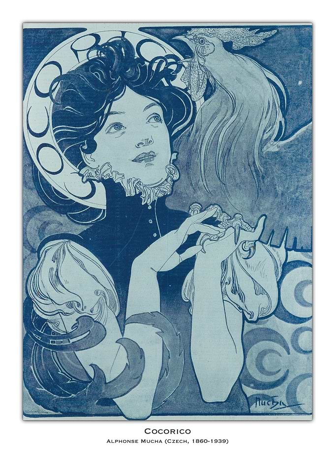 Art Nouveau Poster - Cocorico