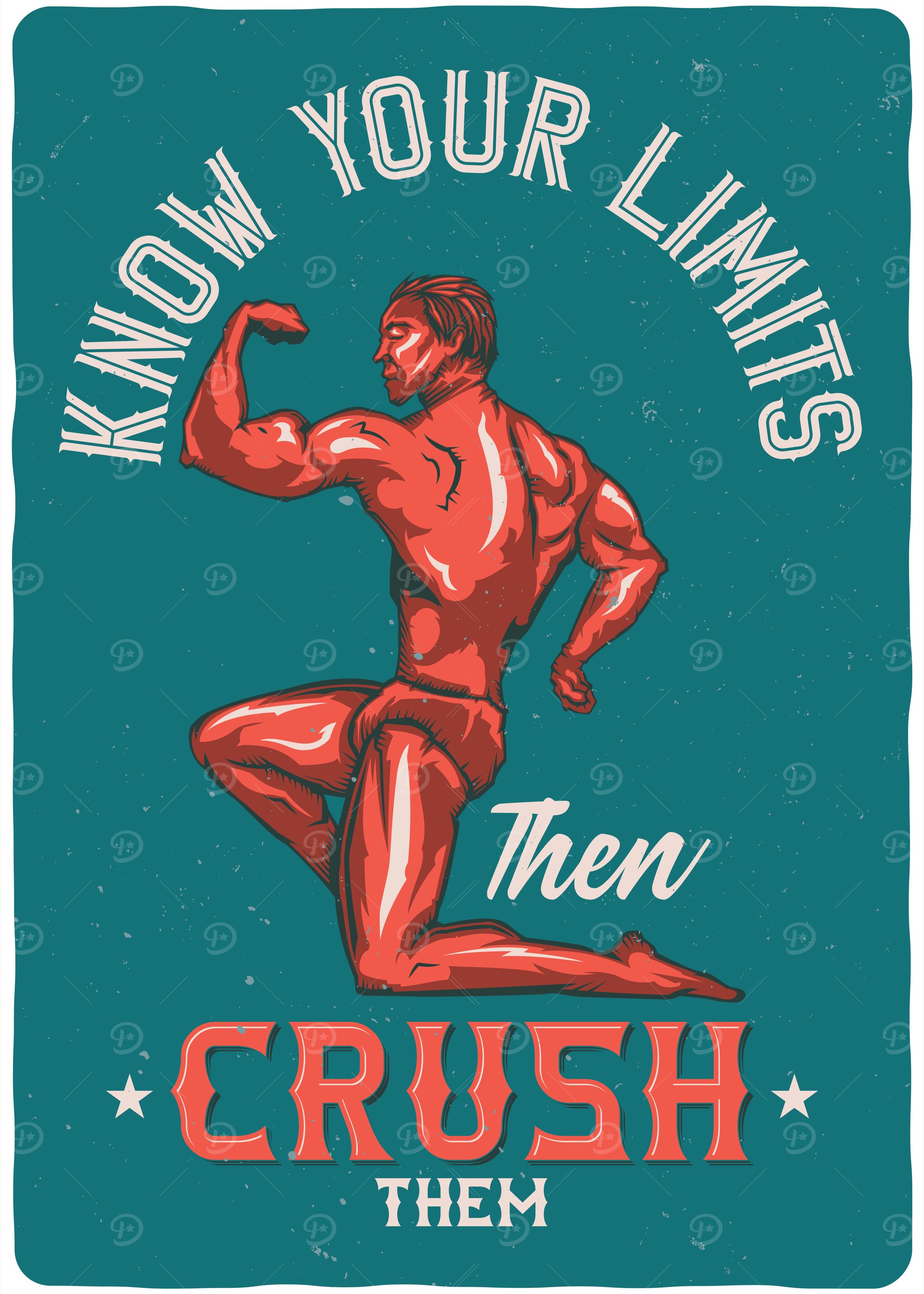 Know Your Limits Gym Poster