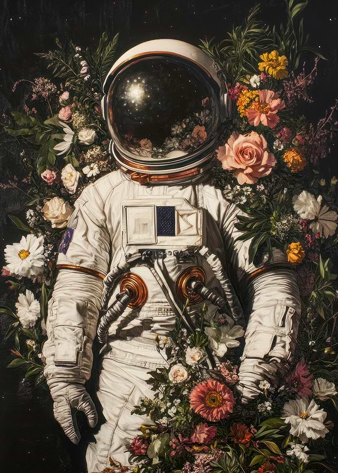 Astronaut in Bloom