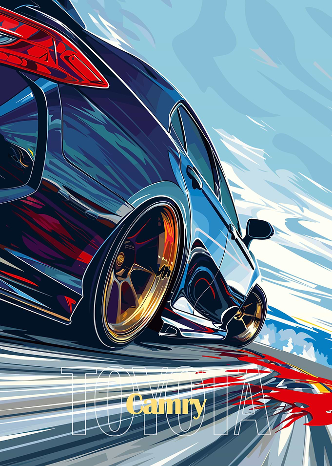 Toyota Camry Speed Art