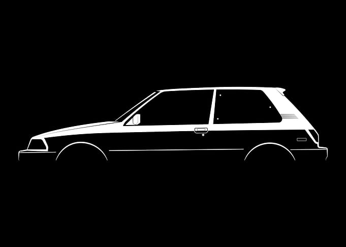 Corolla FX16 GT-S (E82) Silhouette