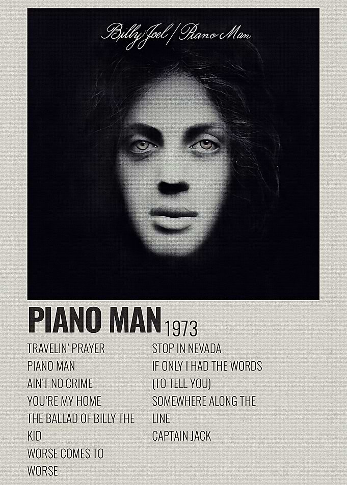 Billy Joel Piano Man Album Cover