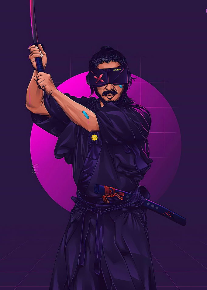 Cyberpunk Samurai