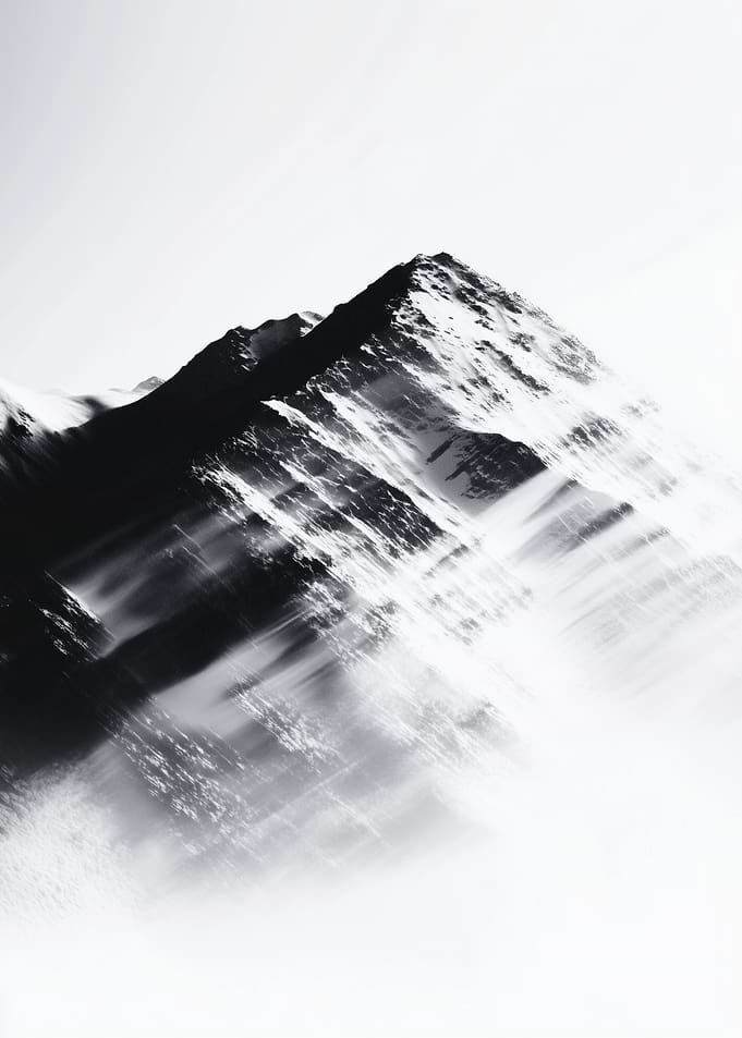Snowy Mountain Peak