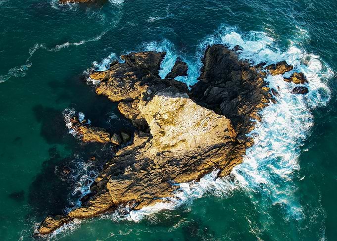 Broken Head, New South Wales - Rocky Outcrop in Ocean