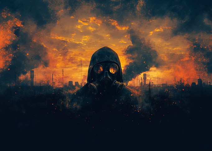 Post-Apocalyptic Gas Mask