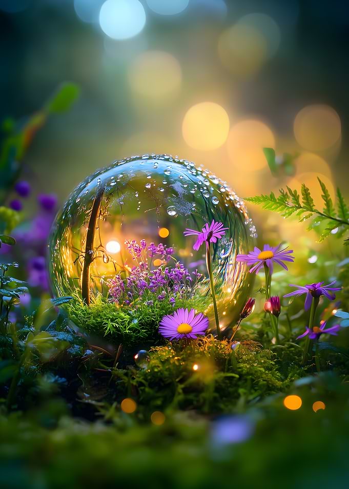 Crystal Orb Flowers