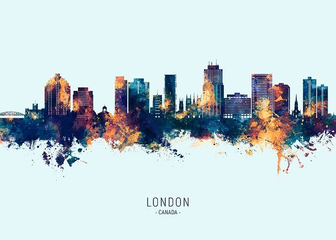 London, Canada Skyline