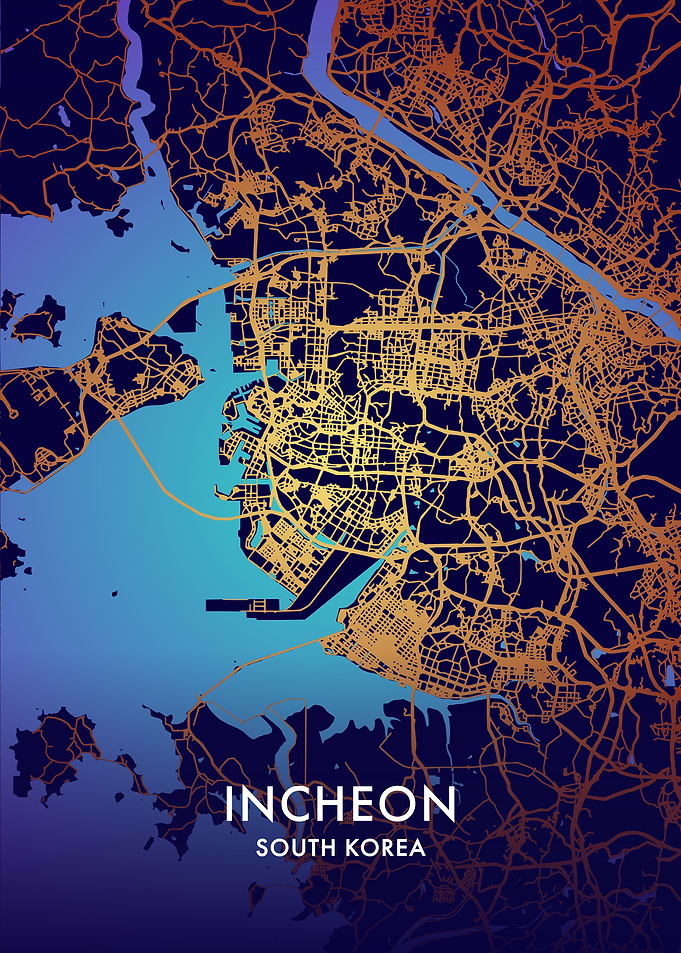 Incheon City Map