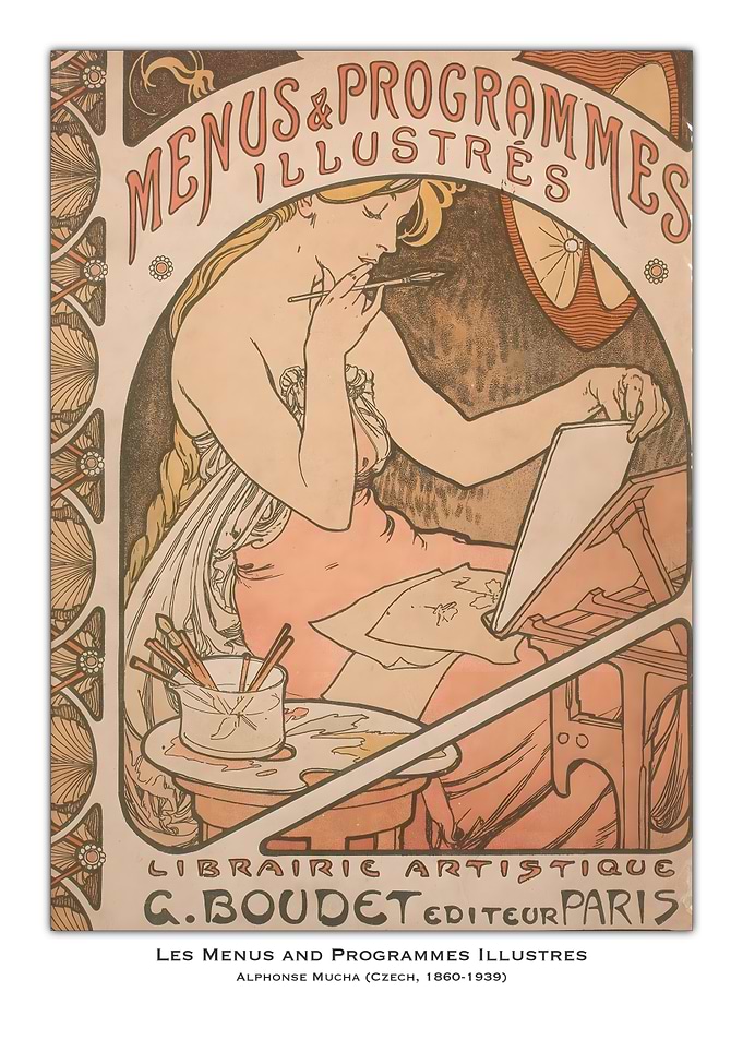 Art Nouveau Poster - Menus & Programmes
