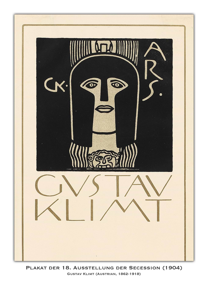 Gustav Klimt Secession Poster