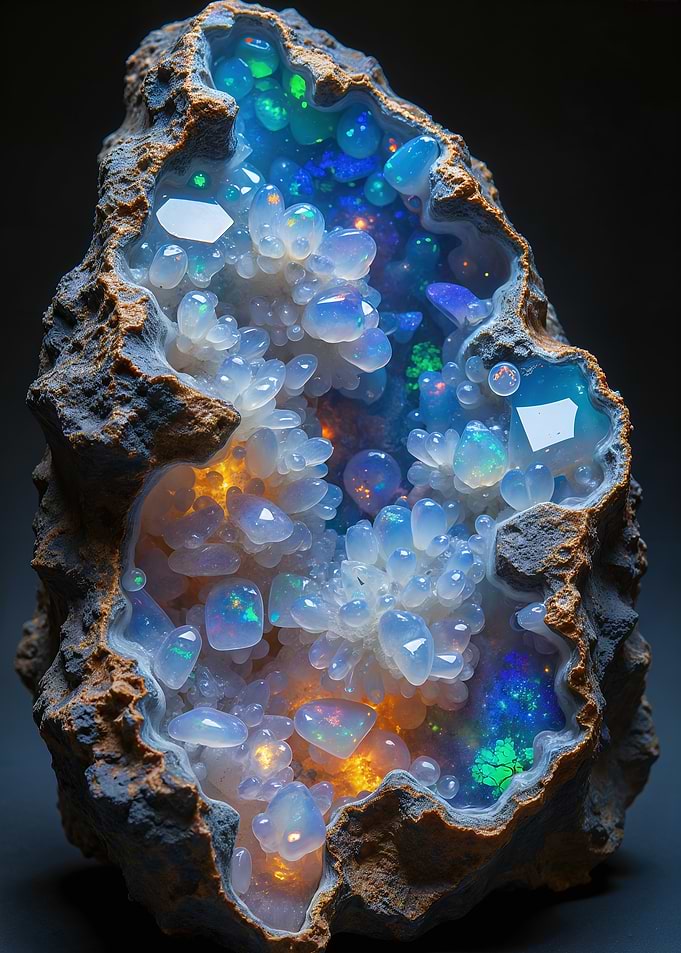 Opal Geode Crystal