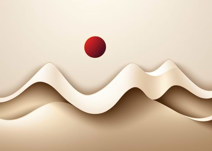 Abstract Paper Art from Japan