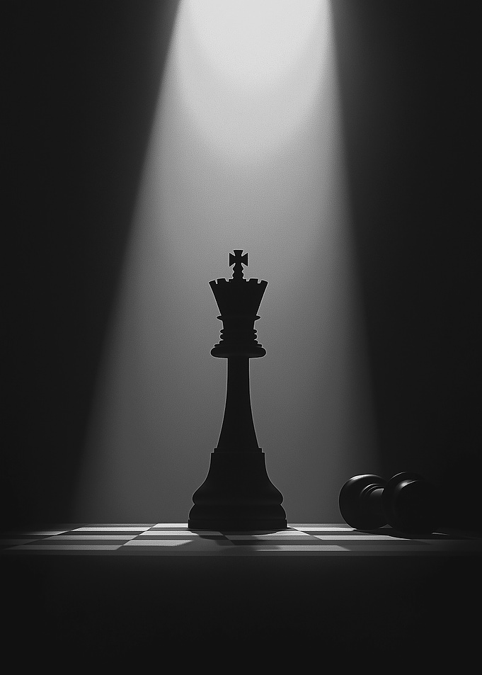 Chess King Stands Tall