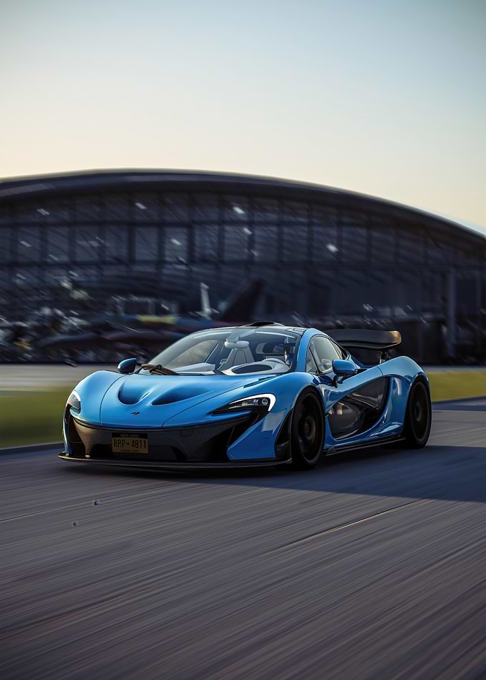 McLaren P1 Blue