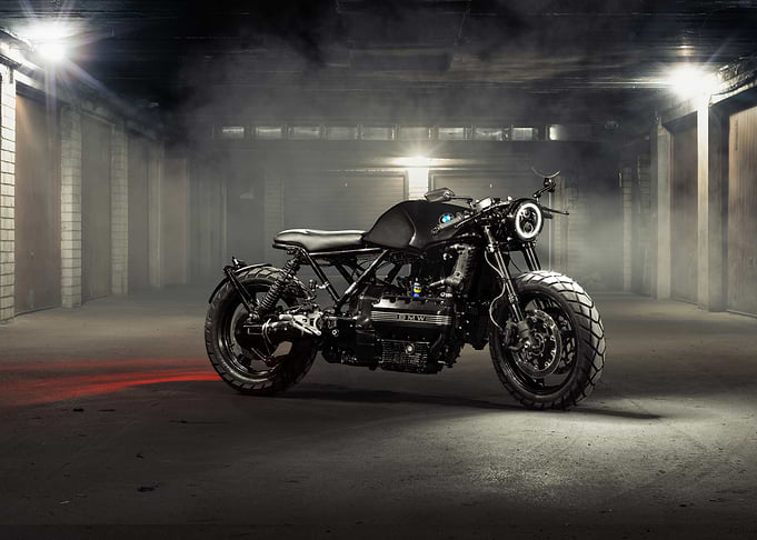 Black BMW Cafe Racer