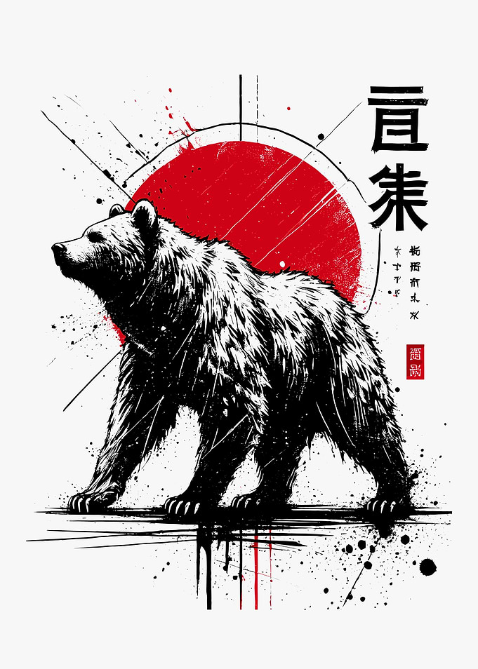 Bear Sumi-e