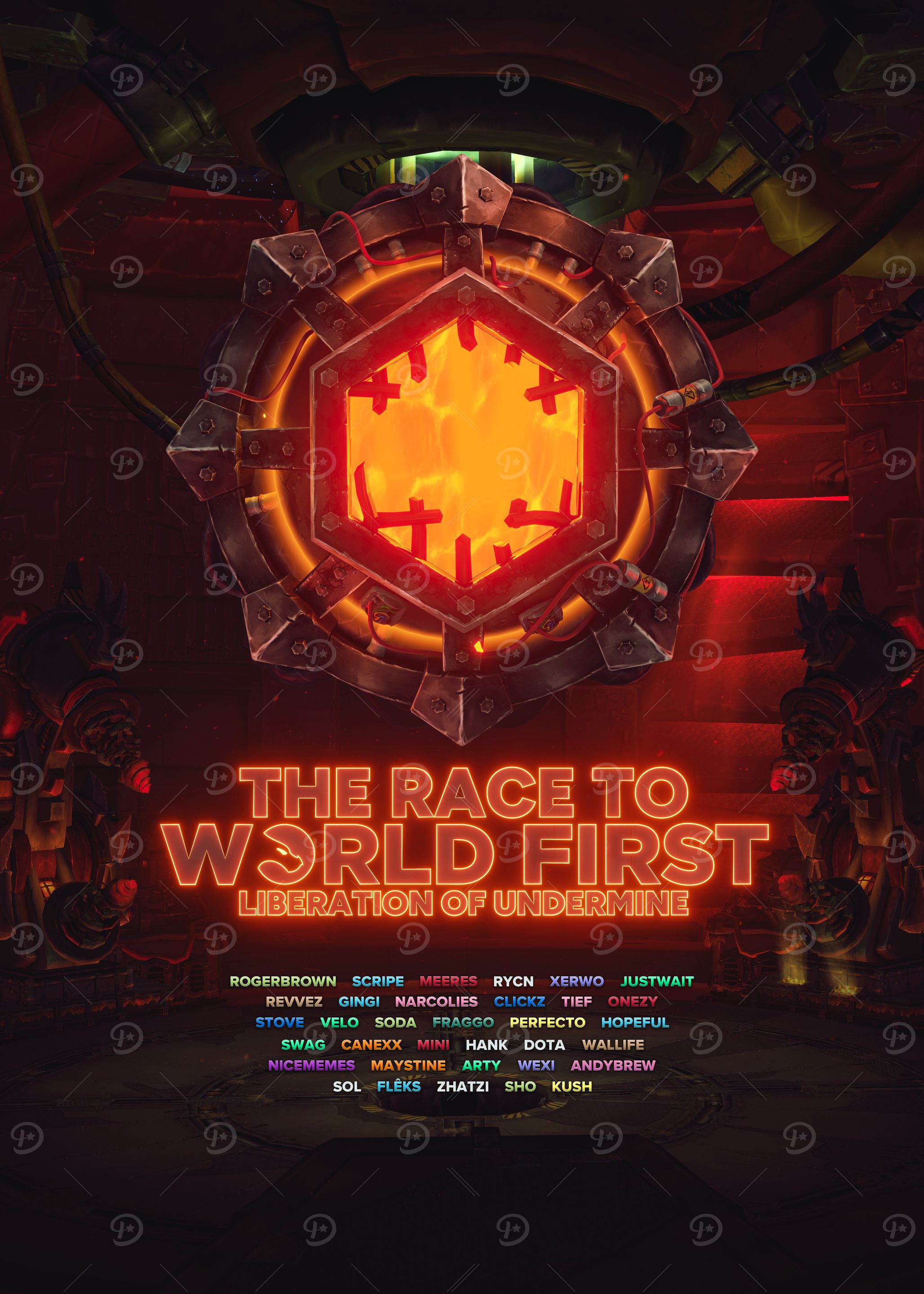Echo Race to World First Portal with Roster