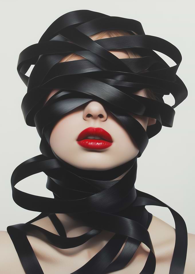 Bound in Elegance: A Surreal Vision