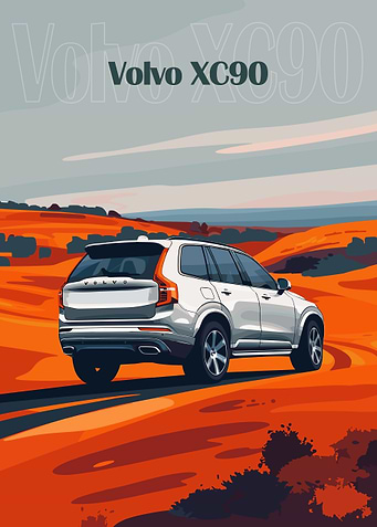 Volvo XC90 SUV Poster