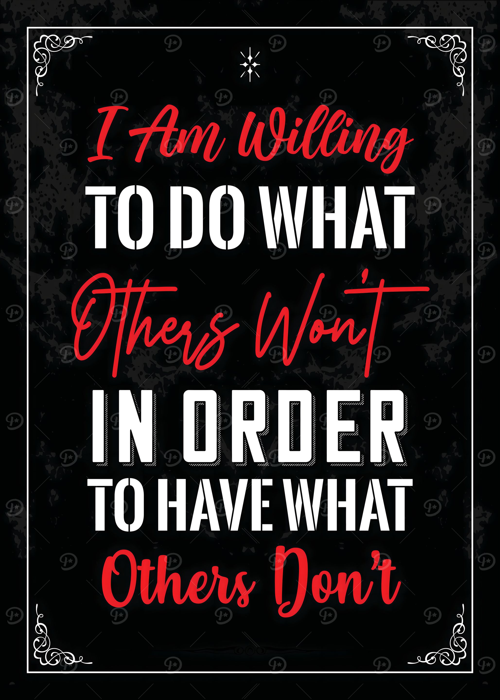 Do What Others Wont Quote Poster