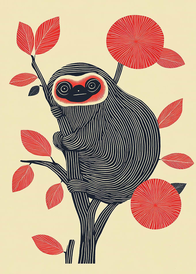 Sloth in Tree