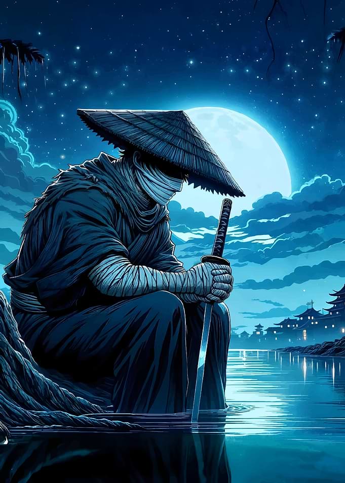 Samurai by Moonlight