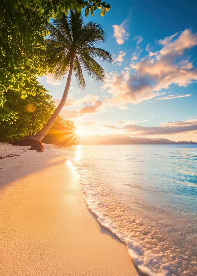 Tropical Sunset Beach