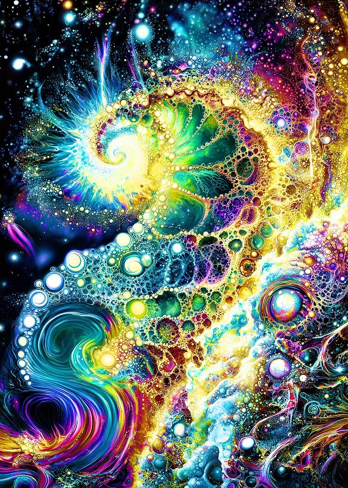Abstract Cosmic Spiral