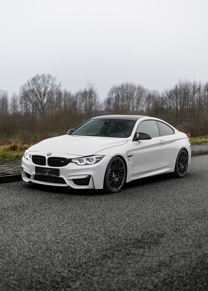 White BMW M4 Competition Coupe