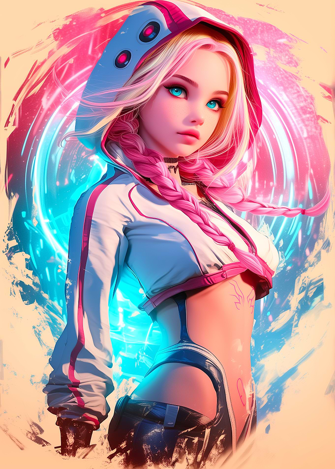 Cyberpunk Anime Girl