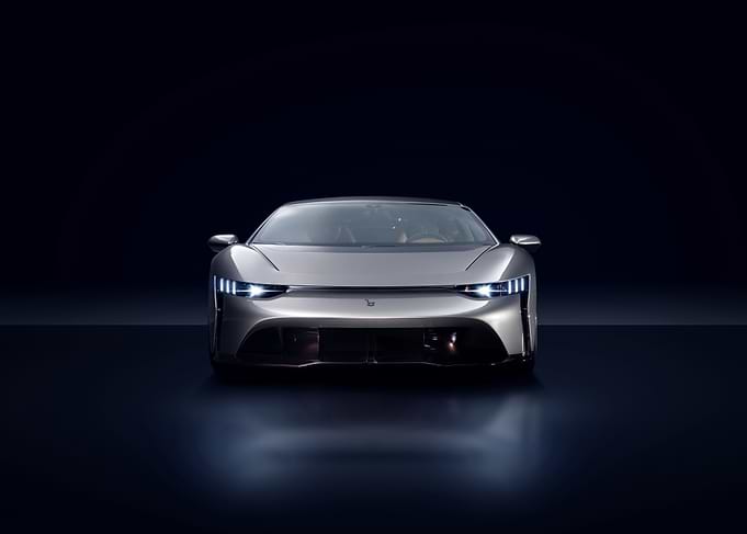 Silver Sports Car