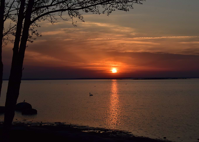 Sunset Over Water