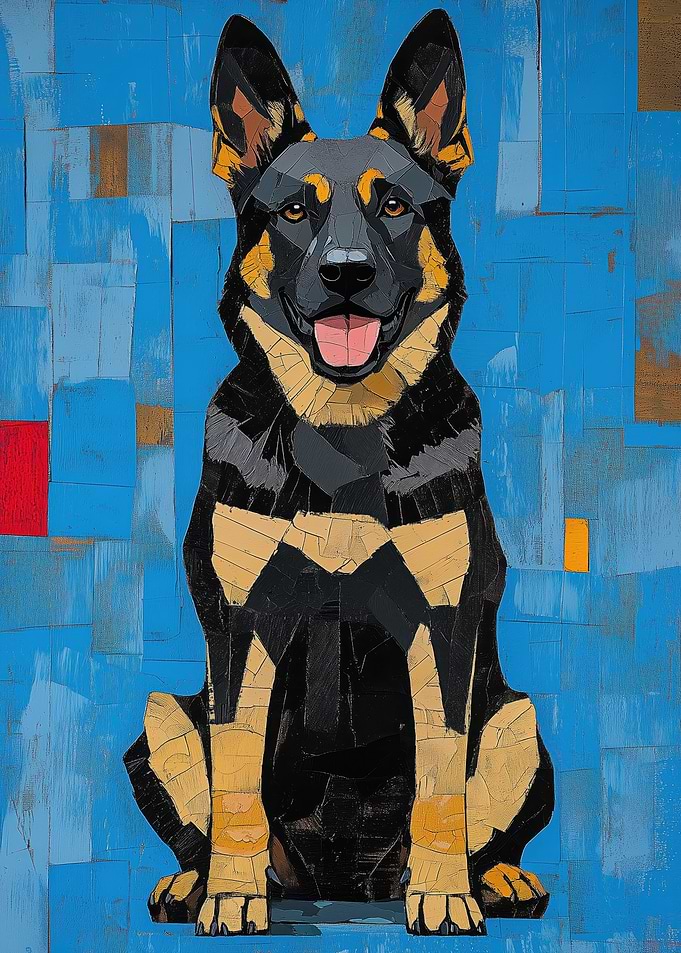 German Shepherd Portrait
