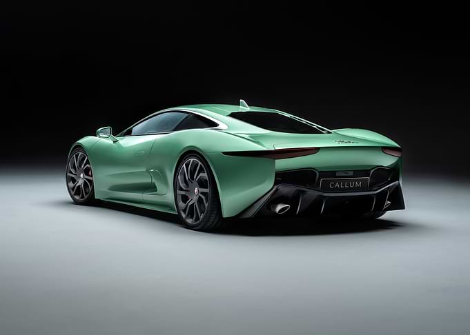 Green Jaguar Sports Car