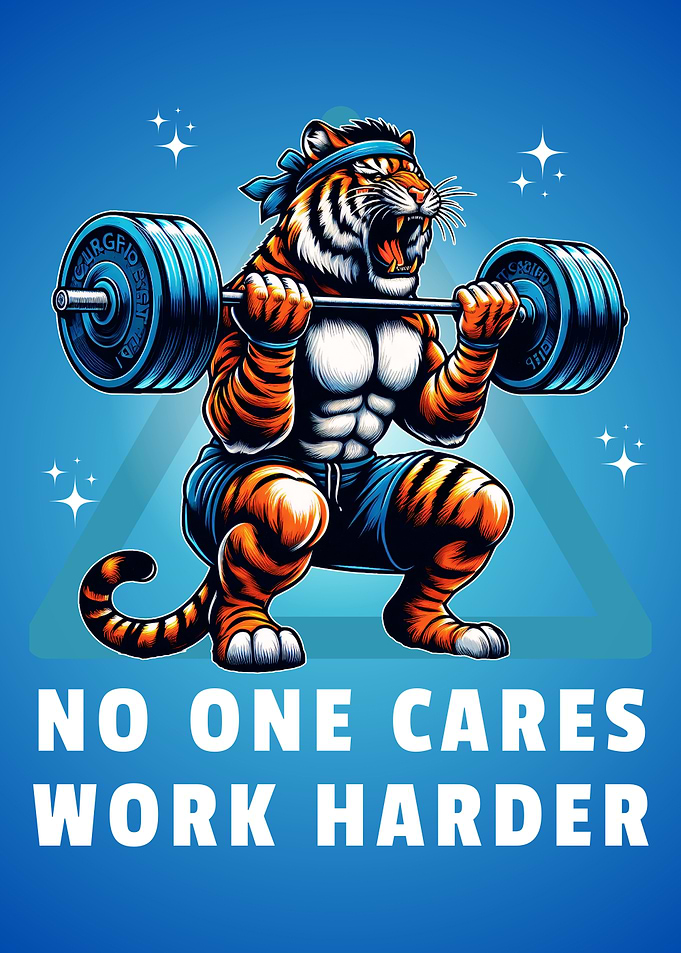 Tiger Weightlifting Motivation