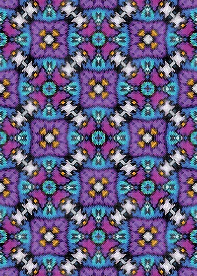 Geometric Pixel Pattern