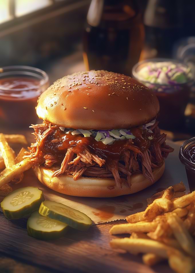Pulled Pork Burger