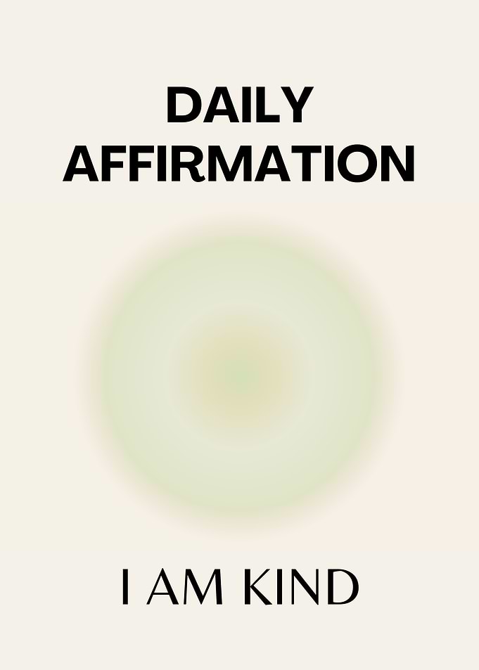 Daily Affirmation, Positive Affirmation, Positive, Spiritual, Aura Gradient Art