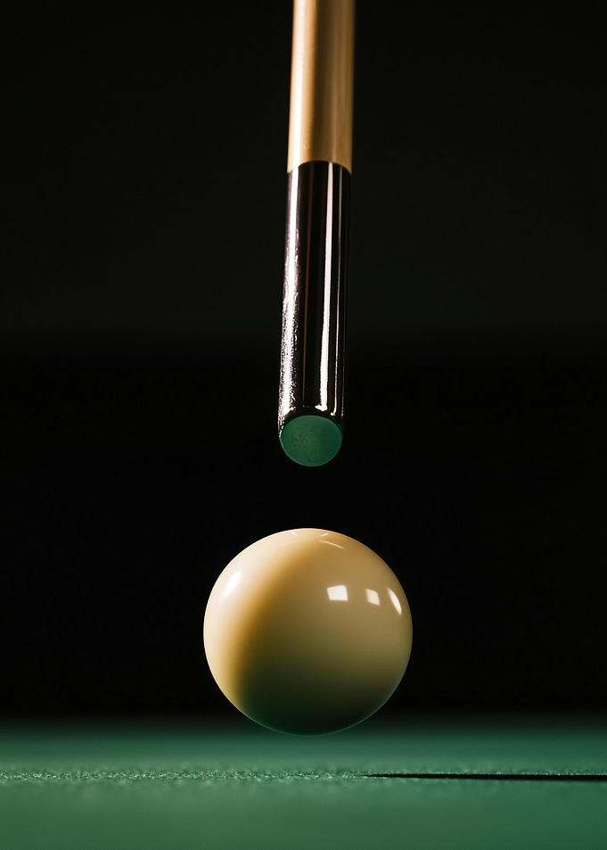 Pool Cue and Ball