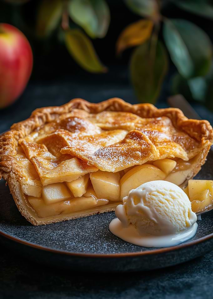 Apple Pie with Ice Cream