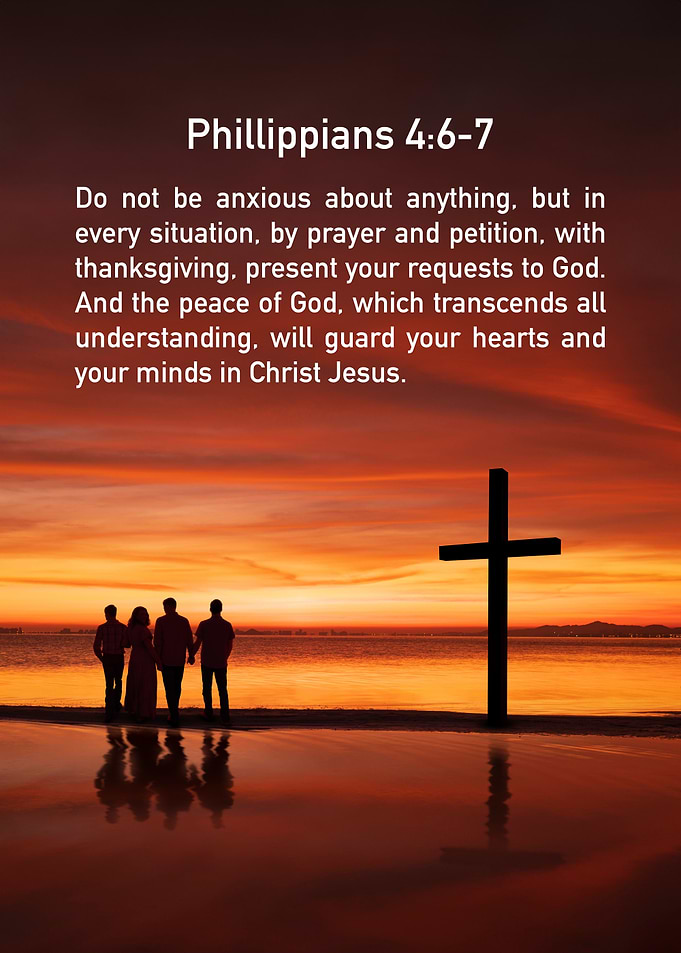 Philippians 4:6-7 Sunset