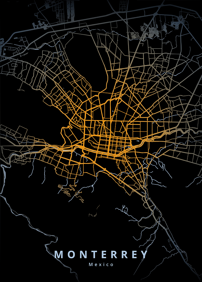 Monterrey City Map