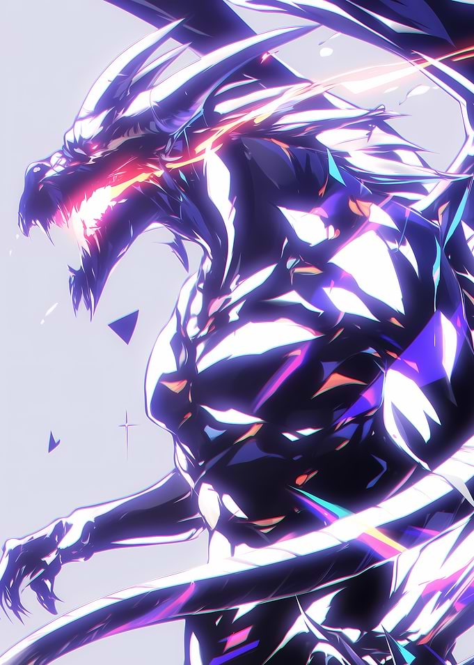 White Dragon Digital Art