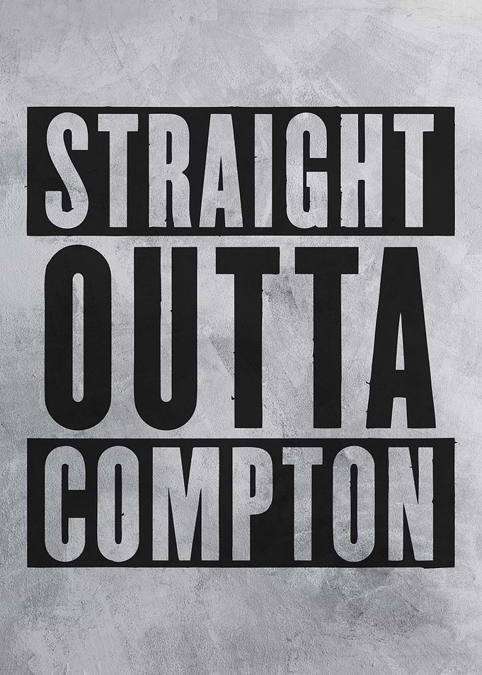 Straight Outta Compton Poster